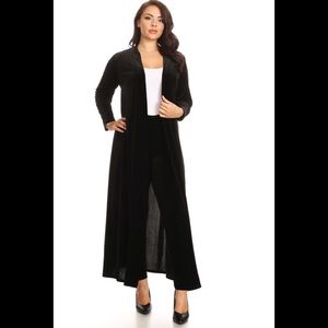 Plus Sized 2-Piece Duster and Leggings Set